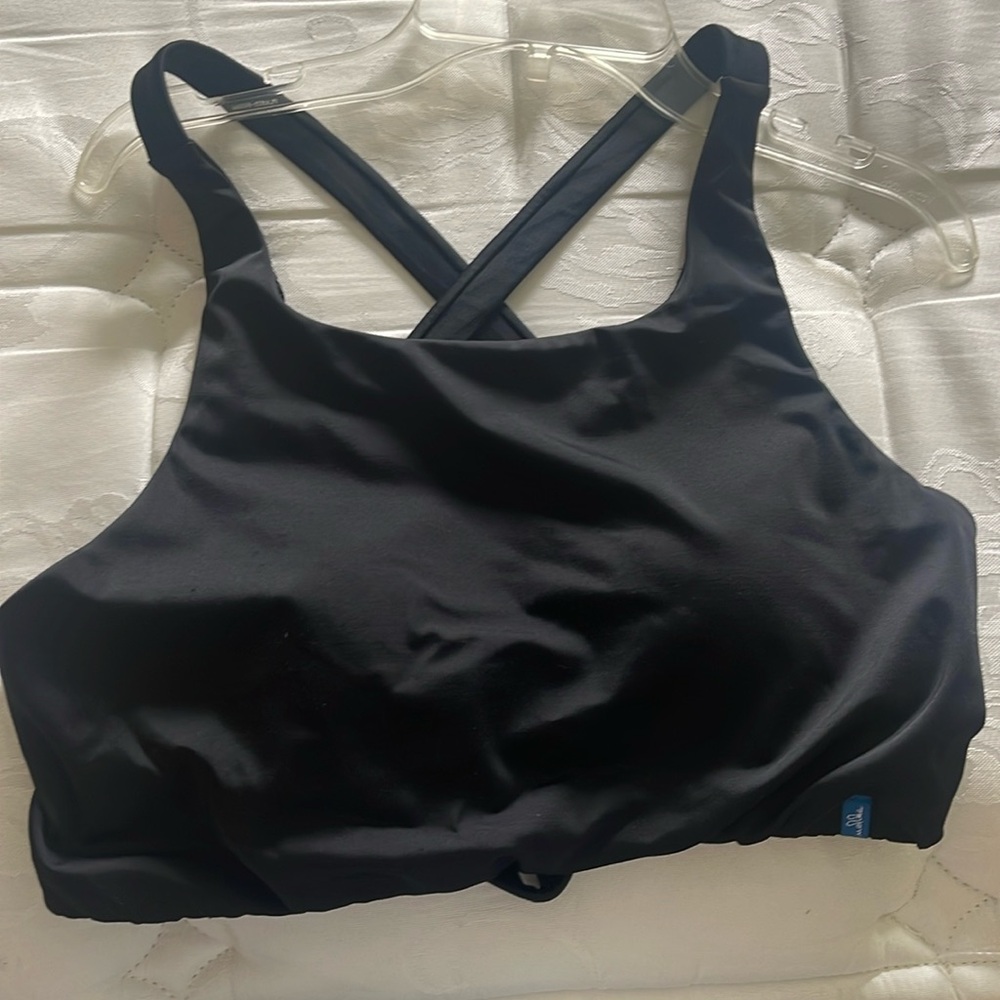 Black bathing suit top